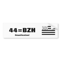 Brittany Reunification bumper sticker