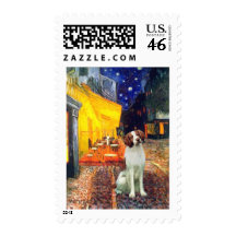 Brittany Spaniel 3 - Terrace Cafe Stamp