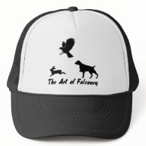 Brittany Spaniel and Falconry Cap hats