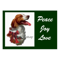 Brittany Spaniel Christmas Gifts business cards by DogsByDezign Brittany Spaniel Christmas Gifts business cards