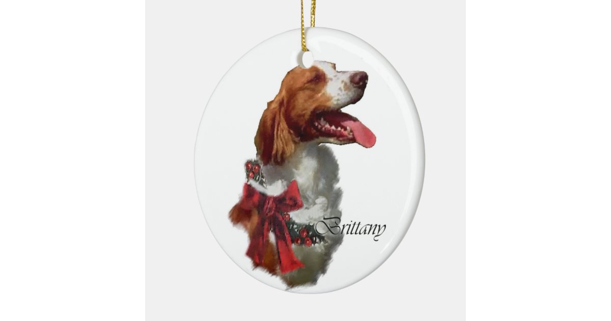Brittany Spaniel Christmas Gifts Ornament Zazzle