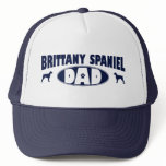 Brittany Spaniel Dad Trucker Hats