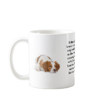 Brittany Spaniel Dog Mug by Mugs4All Brittany Spaniel Dog Mug