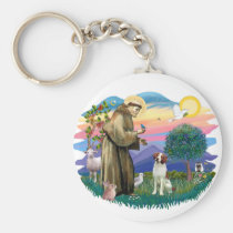 Brittany Spaniel keychains