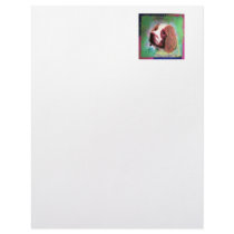 Brittany Spaniel Letterhead Template