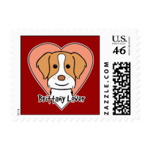 Brittany Spaniel Lover Postage Stamp
