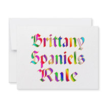 Brittany Spaniels Rule invitations by TLArnold4 Brittany Spaniels Rule invitations
