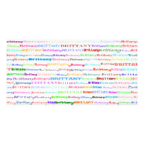 Brittany Text Design II Photo Card