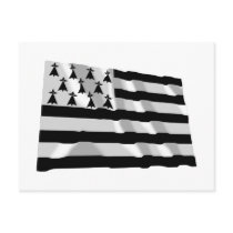 Brittany Waving Flag Post Cards
