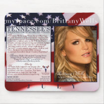 BRITTANY WELLS, 2009 MMC - PROMO MOUSEPAD by MyspaceMusicCalendar BRITTANY WELLS, 2009 MMC - PROMO MOUSEPAD