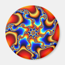 Brittle - Fractal Refrigerator Magnets