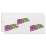 Bro as Br Bromine and O Oxygen Custom Rack Cards