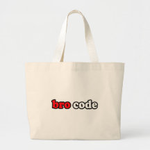 BRO CODE CANVAS BAG