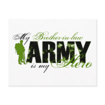 Bro-in-law Hero 3 - ARMY Postcard