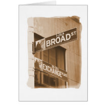 Broad St. Exchange Place cards by lesrubadesigns Broad St. Exchange Place cards