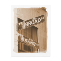 Broad St. Exchange Place Post Card