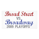 Broad St vs. Broadway Photo Card