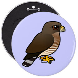 Broad-winged Hawk Round Button