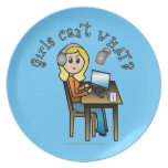 Broadcaster (Blonde) Dinner Plates