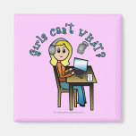 Broadcaster (Blonde) Fridge Magnets