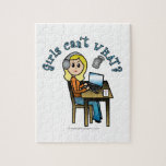 Broadcaster (Blonde) Jigsaw Puzzle