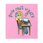 Broadcaster (Blonde) Memo Note Pad