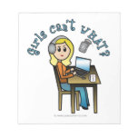 Broadcaster (Blonde) Memo Pads