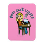 Broadcaster (Blonde) Rectangle Magnets
