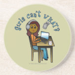Broadcaster (Dark) Beverage Coasters