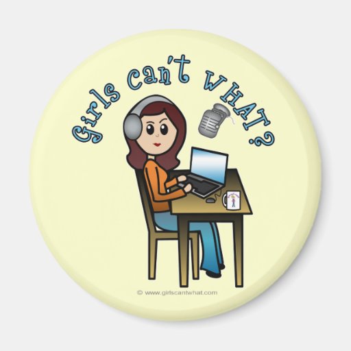 Broadcaster (Light) Refrigerator Magnet