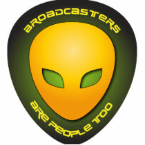 Broadcasters Are People Too photo sculptures