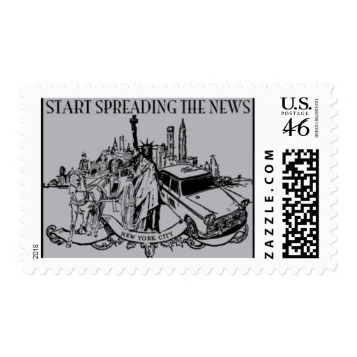 Broadway B by Ceci New York Postage Stamps