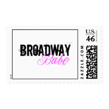 Broadway Babe Postage Stamp