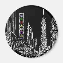 Broadway Bound Fridge Magnet