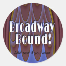 Broadway Bound! Sticker