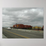 Broadway Bridge, Portland Oregon poster