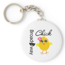 Broadway Chick Key Chain