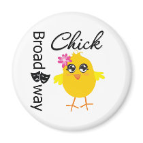 Broadway Chick magnets