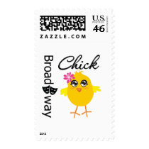 Broadway Chick postage