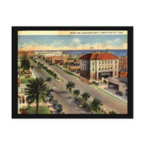 Broadway, Corpus Christi Texas Vintage Postcards