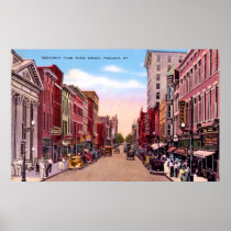Broadway from Third, Paducah, Kentucky Poster