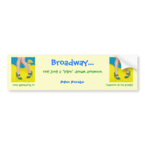 broadway legs bumper stickers by mseakd broadway legs bumper stickers