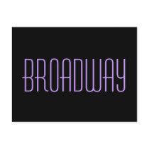 Broadway Postcard by Quill_And_Me Broadway Postcard