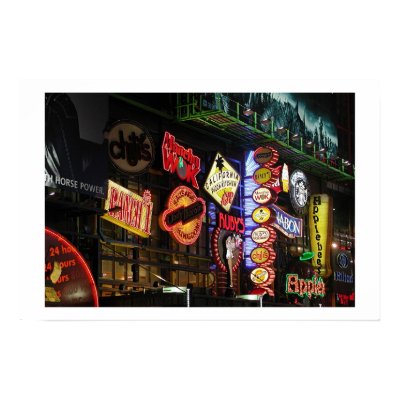 Broadway Print by KBooker