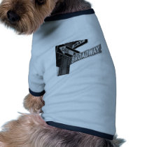Broadway Sign Doggie T-shirt