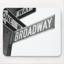 Broadway Sign Mousepads