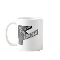 Broadway Sign Coffee Mugs