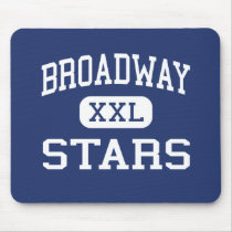 Broadway - Stars - High - San Jose California mousepads by customteamsportswear Broadway - Stars - High - San Jose California mousepads