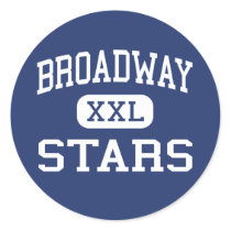 Broadway - Stars - High - San Jose California stickers