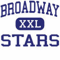 Broadway - Stars - High - San Jose California t-shirts